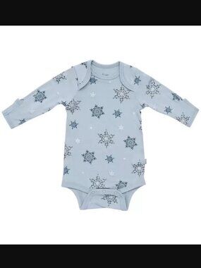 NWT Kyte Baby Long Sleeve Bodysuit in Snowflake - Size: 18-24 Months